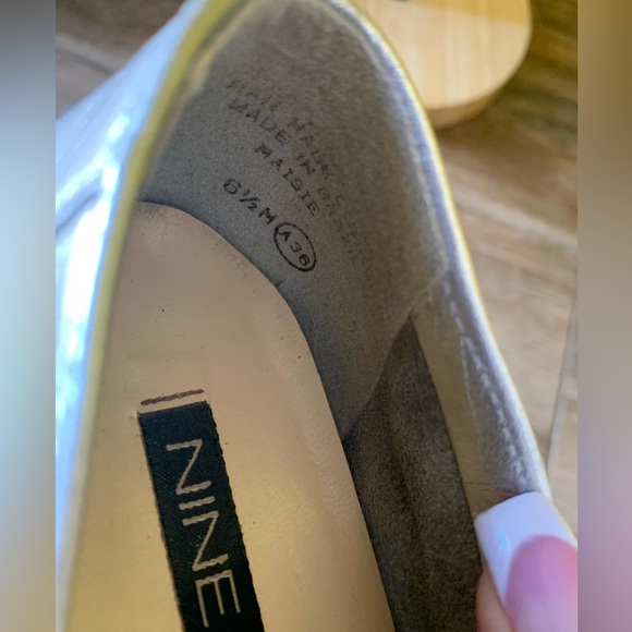 Nine West Silver Loafers - Picture 3 of 4